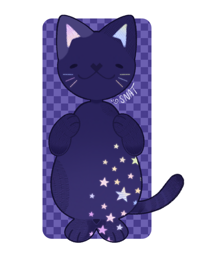 Untitled starry cat